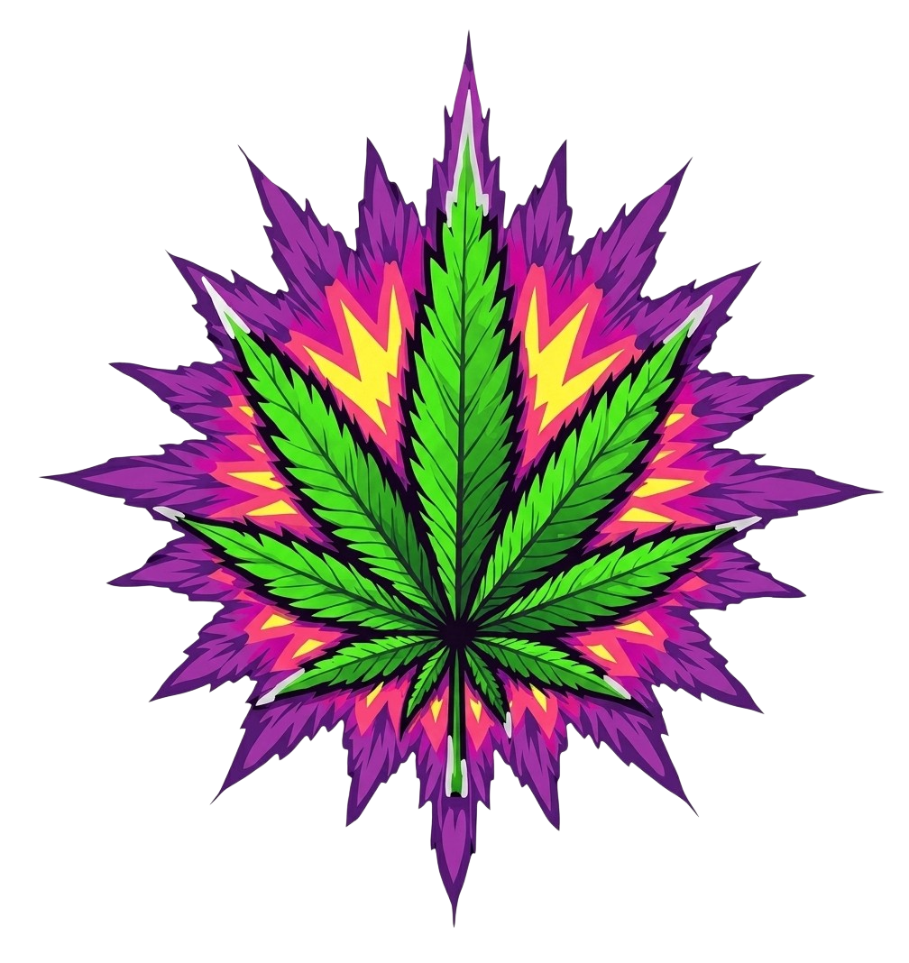 Psychedelic Leaf Tee