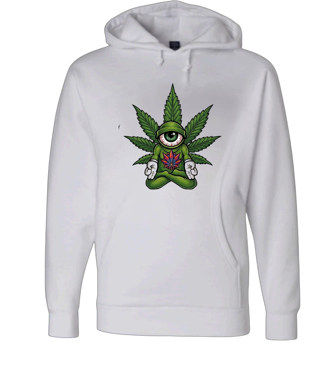 Meditating Leaf Hoodie