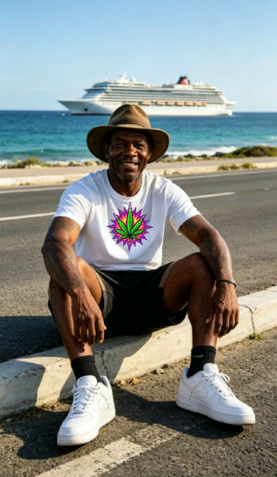 Psychedelic Leaf Tee