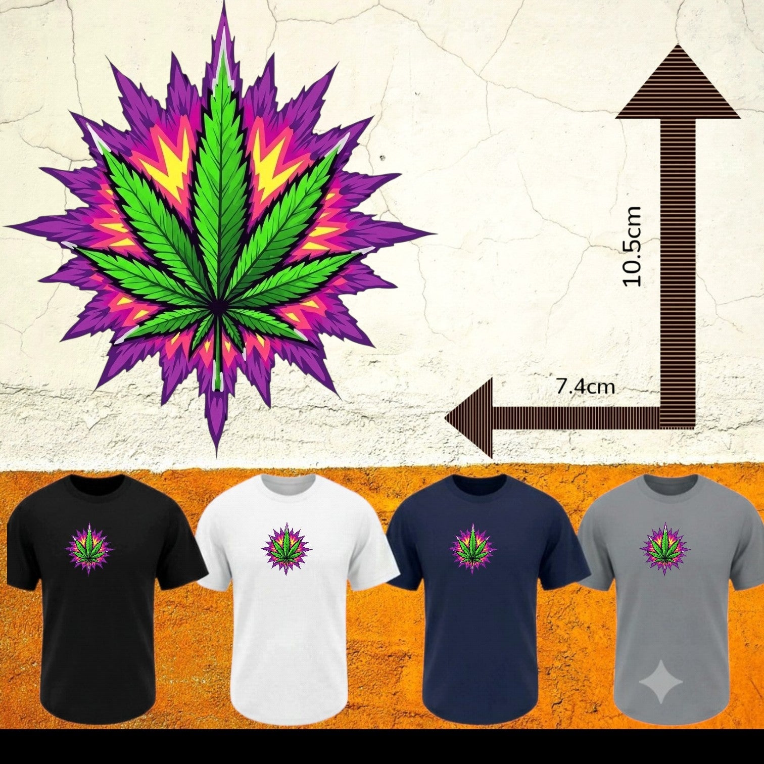 Psychedelic Leaf Tee