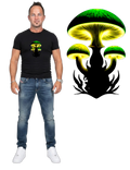 Neon Bioluminescent Mushrooms