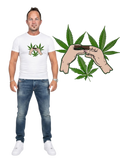 Roll Up Tee — cannabis streetwear graphic tee South Africa — Blaze & Stitch