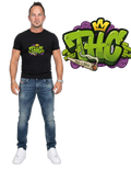THC Crown Graphic Tee — cannabis streetwear graphic tee South Africa — Blaze & Stitch